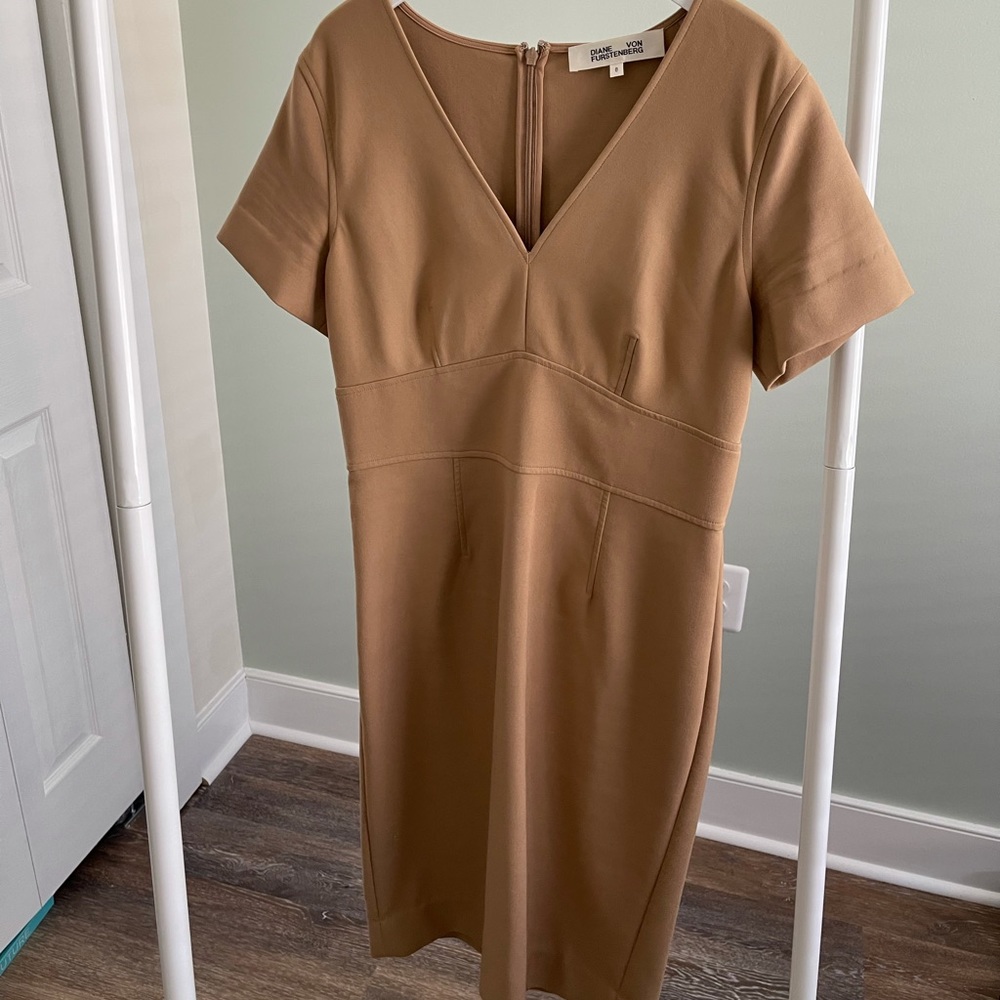 DVF V-neck dress